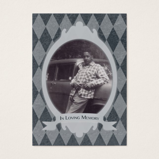 memorial service invitations (Front)