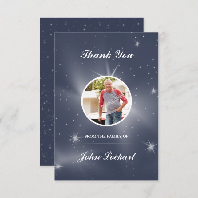 Memorial Thank You Card (Front/Back)