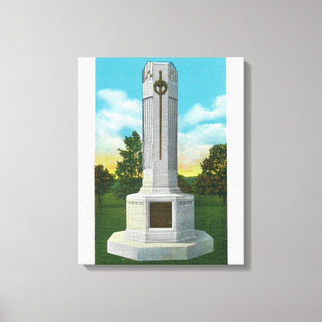 Memorial to the Unknown Soldier View Canvas Print (Front)