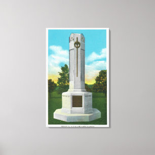 Memorial to the Unknown Soldier View Canvas Print