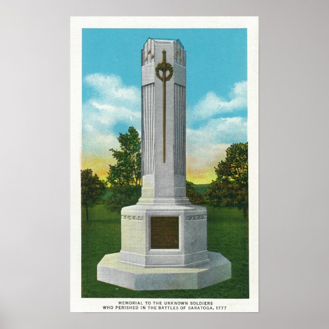 Memorial to the Unknown Soldier View Poster (Front)