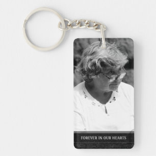 Memorial  - White Back - Missed Beyond Measure Key Ring
