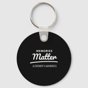Memories alzheimer's awareness  key ring