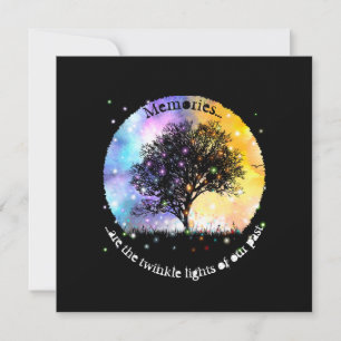 Memories are twinkle lights cosmic twinkling tree