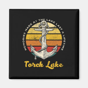 Memories At Torch Lake Last A Lifetime Camping Vac Magnet