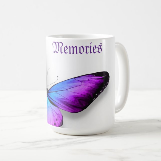 Memories Butterfly Mug (Front Right)