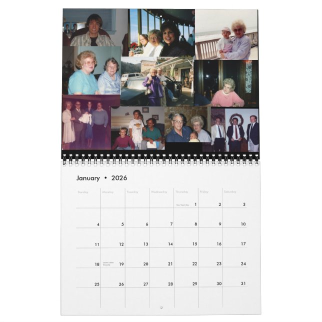 Memories - Customised Calendar (Jan 2026)