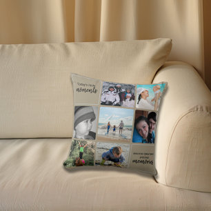 Memories Family Photo Collage Cushion