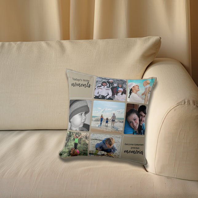 Memories Family Photo Collage Cushion (Creator Uploaded)