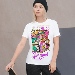 Memories Life is Good Streetwear  T-Shirt