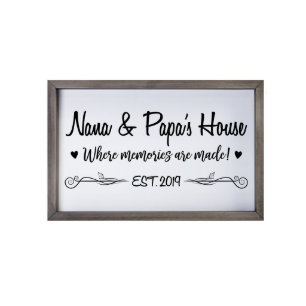 Memories Made 7"x10" Gray Framed Shadow Box