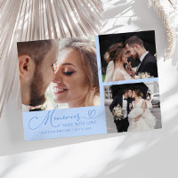 Memories Made With Love Wedding Icy Blue Photo