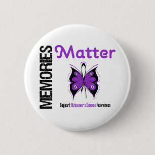Memories Matter Alzheimer's Disease 6 Cm Round Badge