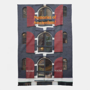 Memories of Amsterdam, The Oak Tree, De Eiken Boom Tea Towel