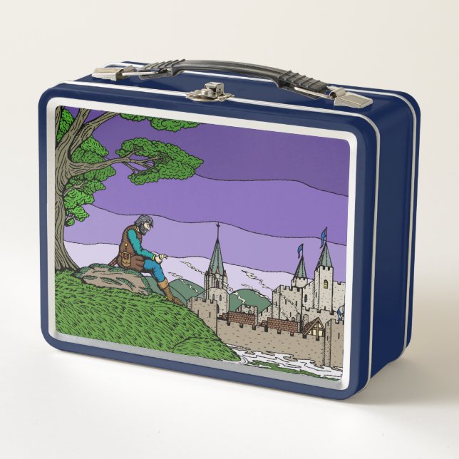 Memories of Camelot Metal Lunch Box (Front)