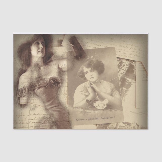 Memories of Mama Decoupage Tissue Paper (Front)