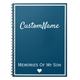 Memories Of My Son Journal