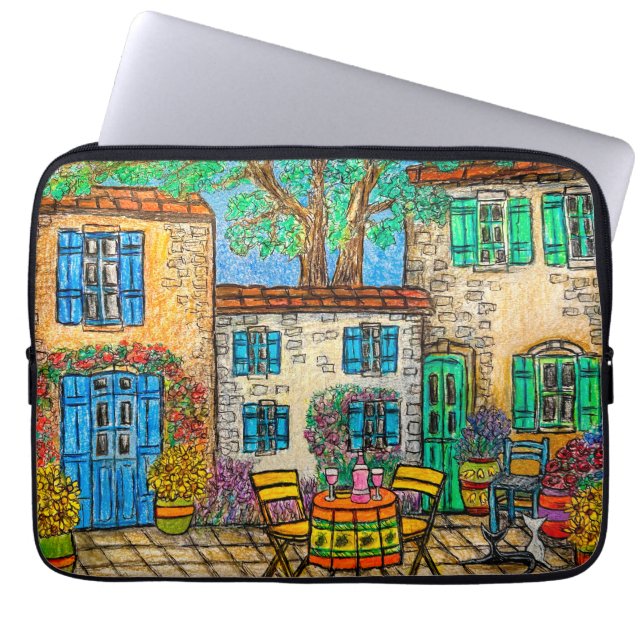 Memories of Provence Laptop Case (Front)