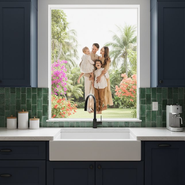 Memories Personalised Window Portraits (Family Memories: Personalized Photo Window Window Cling)