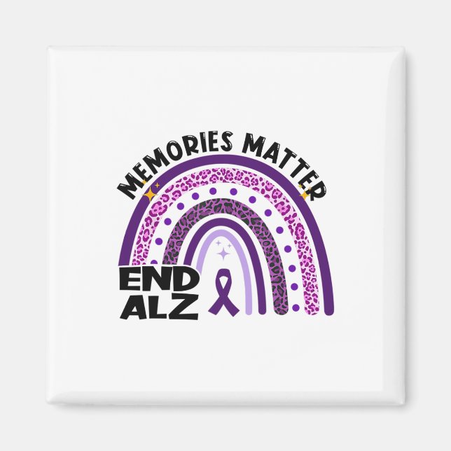 Memories Problem End Heimerheimer Heimer Awareness Magnet (Front)
