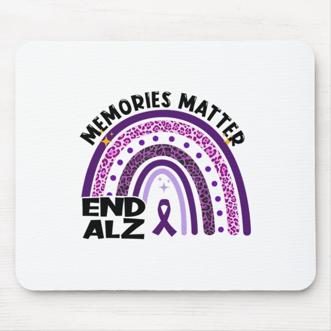 Memories Problem End Heimerheimer Heimer Awareness Mouse Pad (Front)
