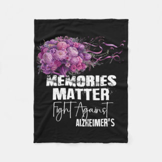 Memories Problem Fight Against Heimerheimer Awaren Fleece Blanket