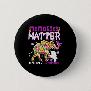 Memories Problem Heimer Heimer's Awareness  6 Cm Round Badge