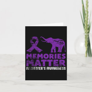 Memories Problem Heimerheimer - Purple Elephant 1 Card