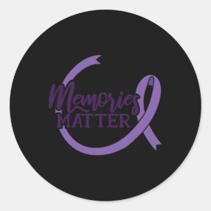 Memories Problem - Heimerheimer’s Awareness - Nati Classic Round Sticker
