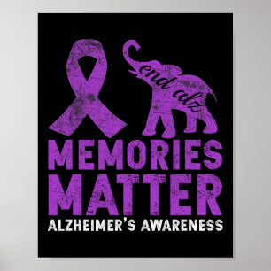 Memories Problem Heimerheimer Shirt - Purple Eleph Poster