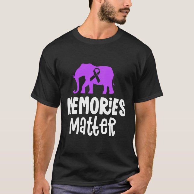 Memories Problem Heimerheimer Shirt Purple Ribbon  (Front)