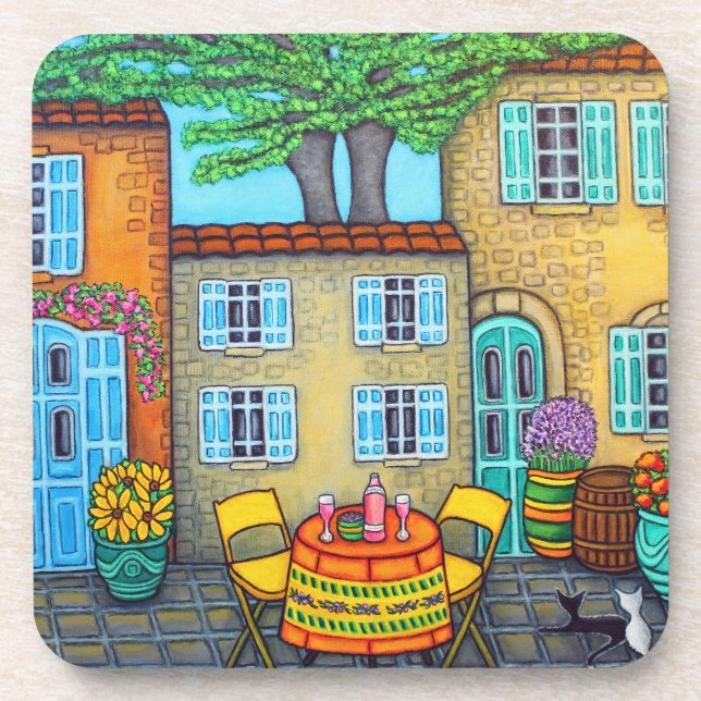Memories Provence Coasters by Lisa Lorenz (Front)