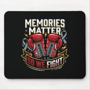 Memories so we fight boxing parkinson's awareness mouse pad