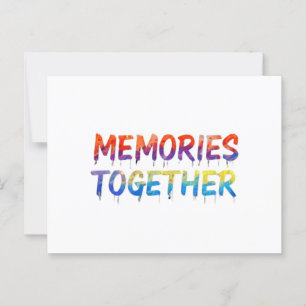 Memories Together Postcard