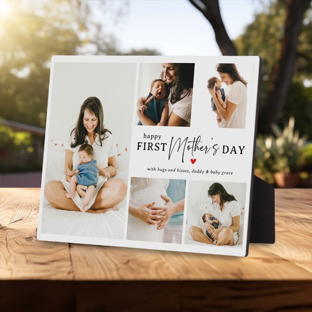 Memories with Your Newborn: 1st Mother's Day Photo Plaque (Creator Uploaded)