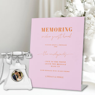 Memoring Guest Book Message Sign