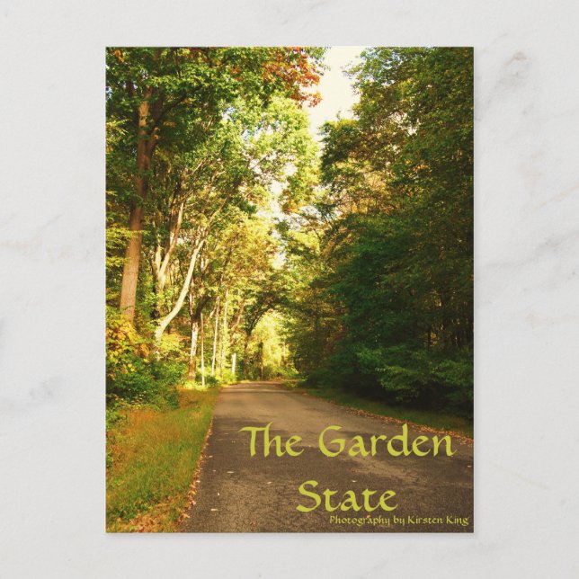 memory 1 125, The Garden State, Photography by ... Postcard (Front)