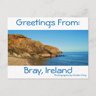 memory 1 187, Bray, Ireland, Greetings From:, P... Postcard