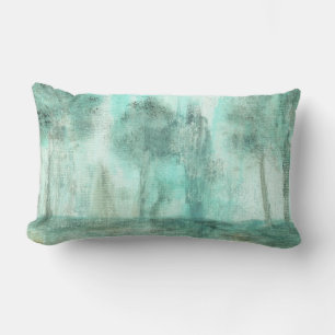 Memory,Abstract Landscape Trees Art Painting Lumbar Cushion