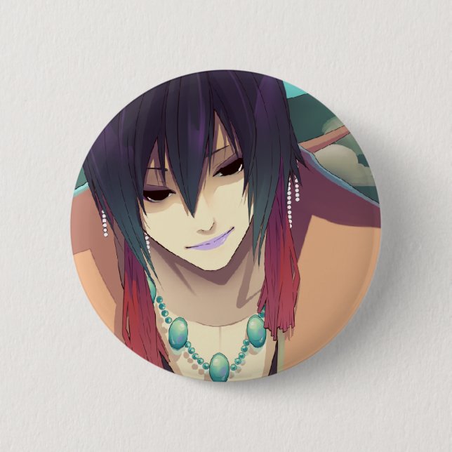 memory f i s h Badge (Front)