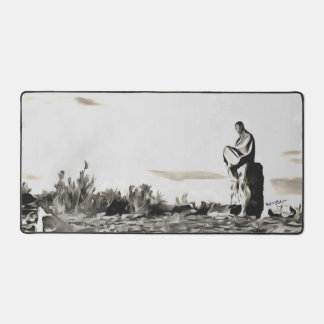 Memory foam mattress desk mat