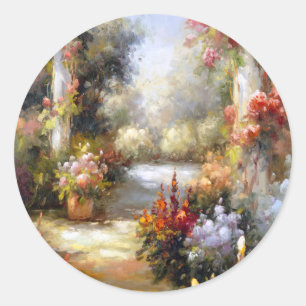 Memory Lane I Classic Round Sticker