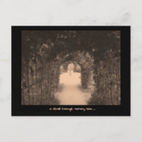 Memory lane post card