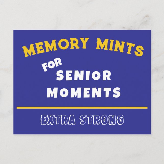 Memory Mints Postcard (Front)
