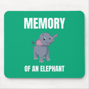Memory of an Elephant alternate design Mouse Pad