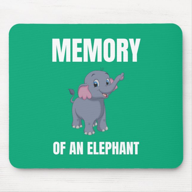 Memory of an Elephant alternate design Mouse Pad (Front)