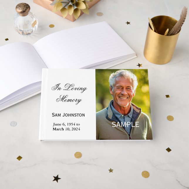 Memory Of     Guest Book (Front Open)