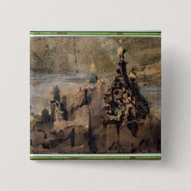 Memory of Spain, 1850 15 Cm Square Badge (Front)