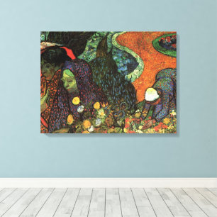 Memory of the Garden at Etten by Vincent van Gogh Canvas Print