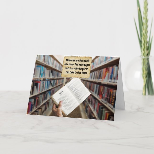 Memory Recall. Card (Front)